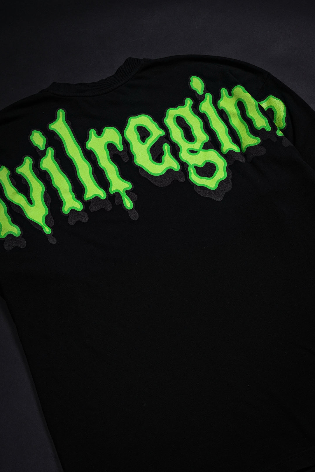 Fright Night American Classic Oversized Tee in Black
