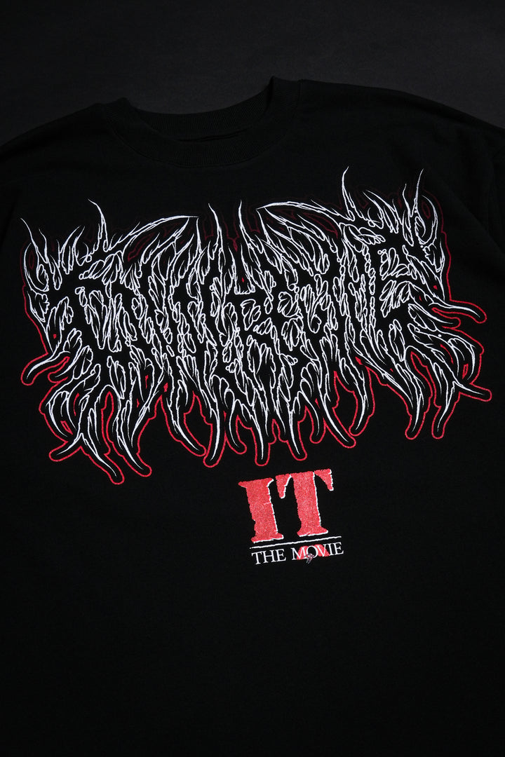 Clown Rage American Classic Oversized Tee in Black