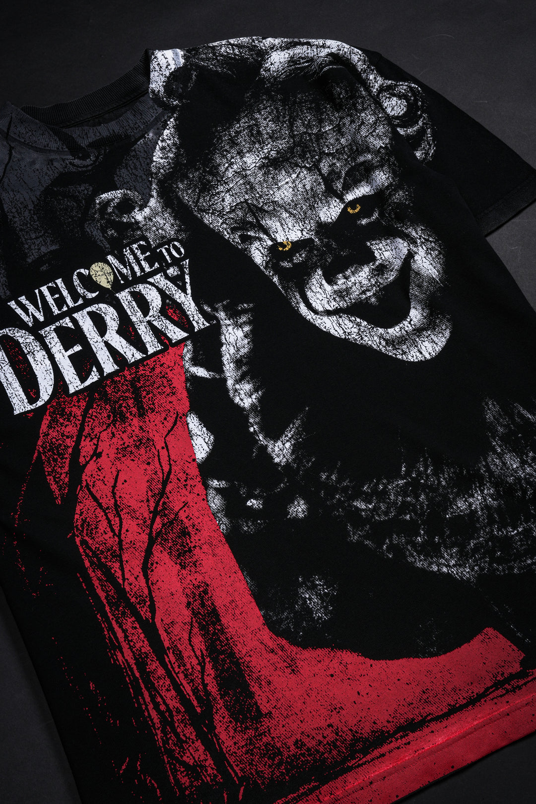Pennywise Madness American Classic Oversized Tee in Vintage Black