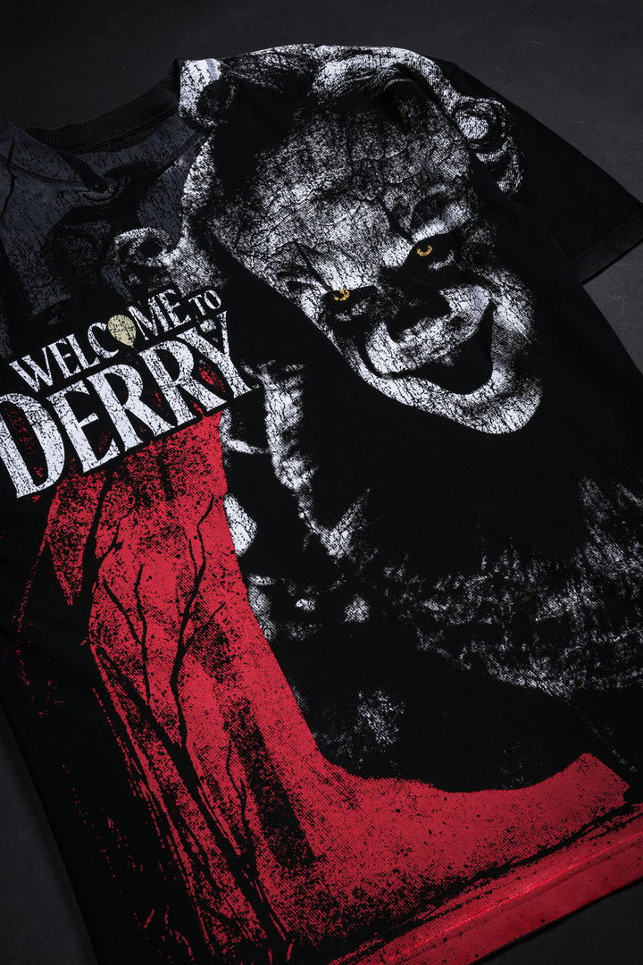 Pennywise Madness American Classic Oversized Tee in Vintage Black