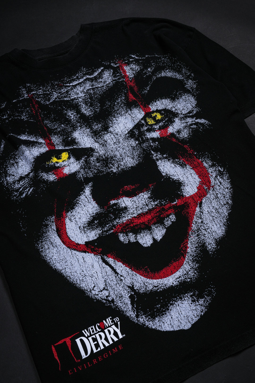 Rose Clown American Classic Oversized Tee in Vintage Black