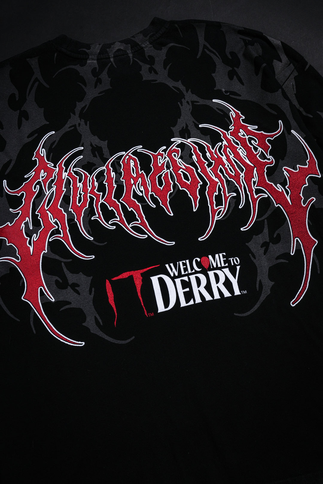 Rose Clown American Classic Oversized Tee in Vintage Black
