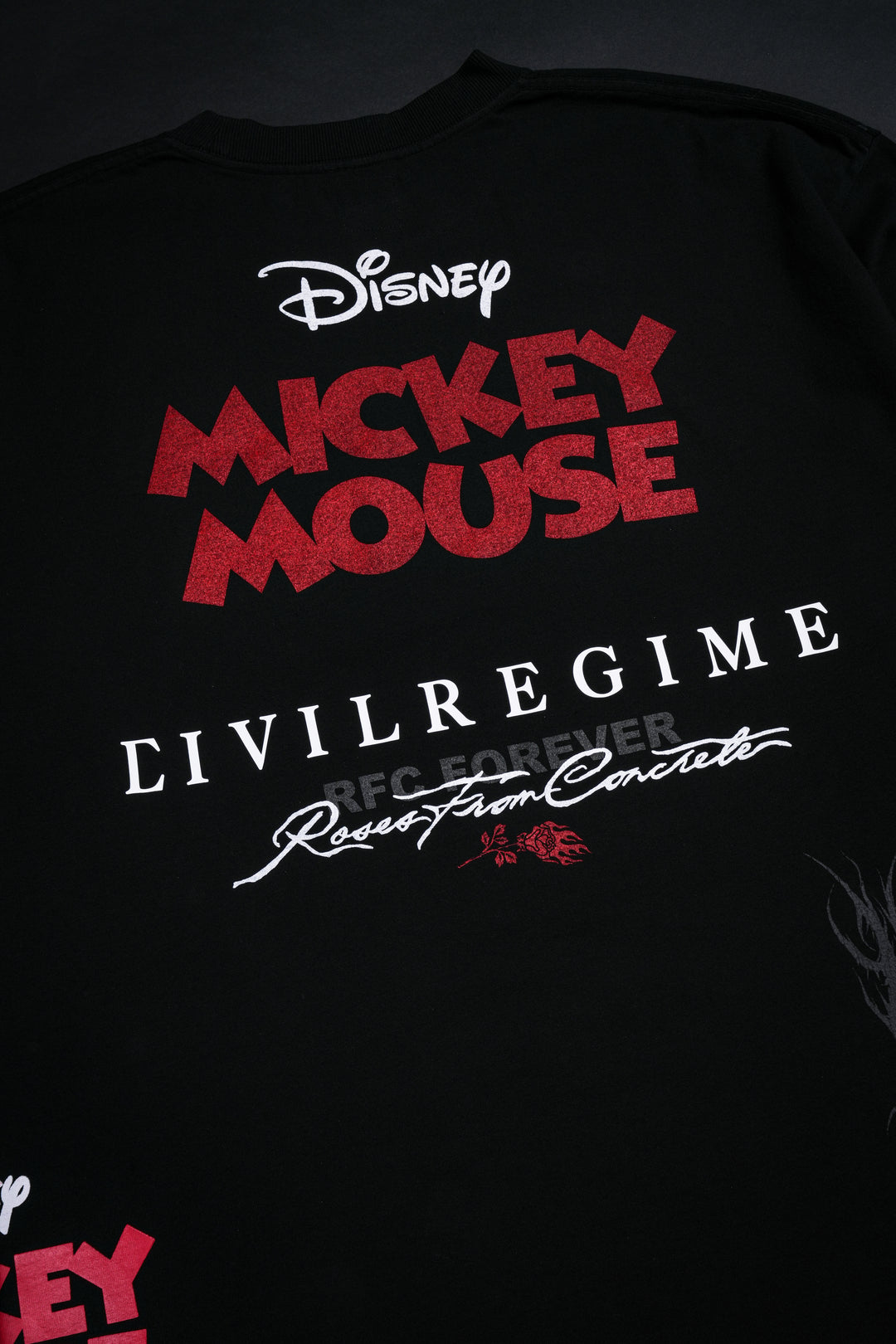 Count Mickey "SBS" 199X Oversized Tee in Black
