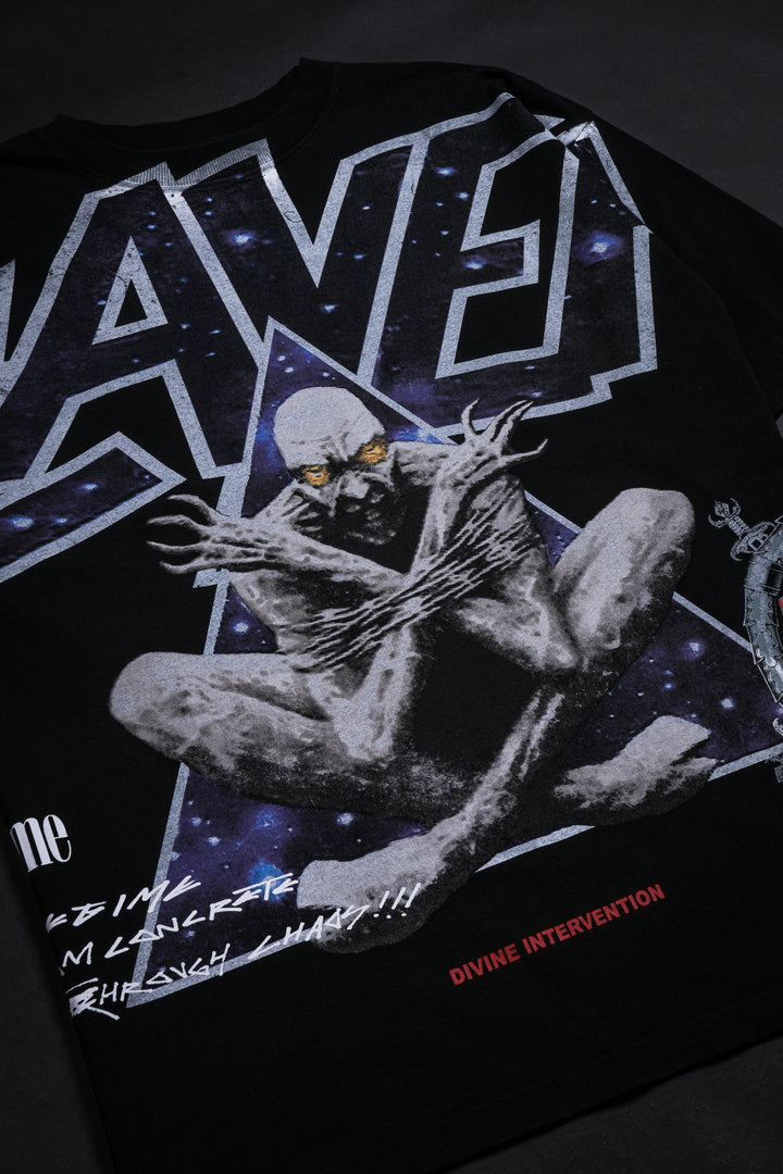 Divine Intervention SBS 199X Oversized Tee in Black
