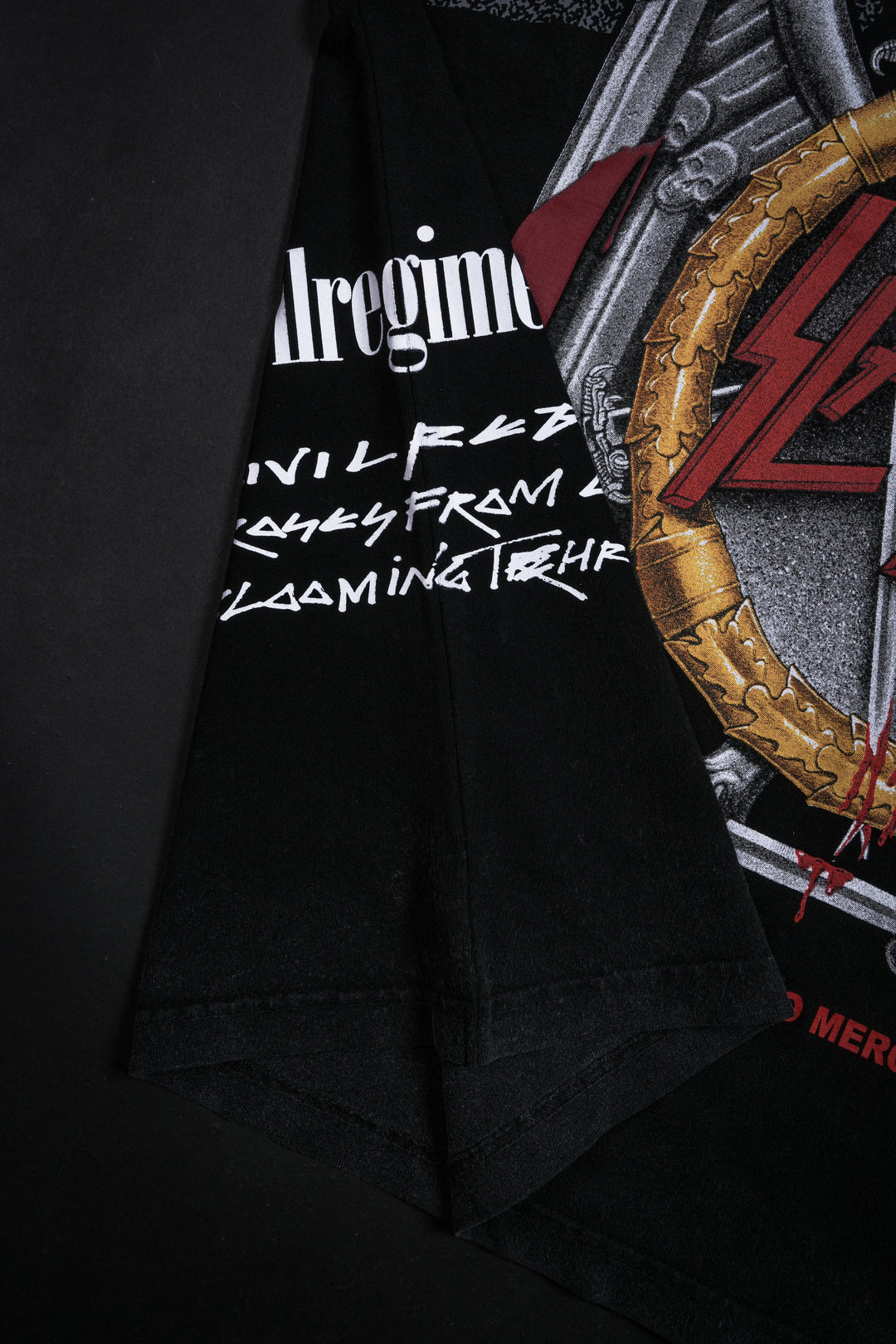 Show No Mercy SBS 199X Oversized Tee in Vintage Black