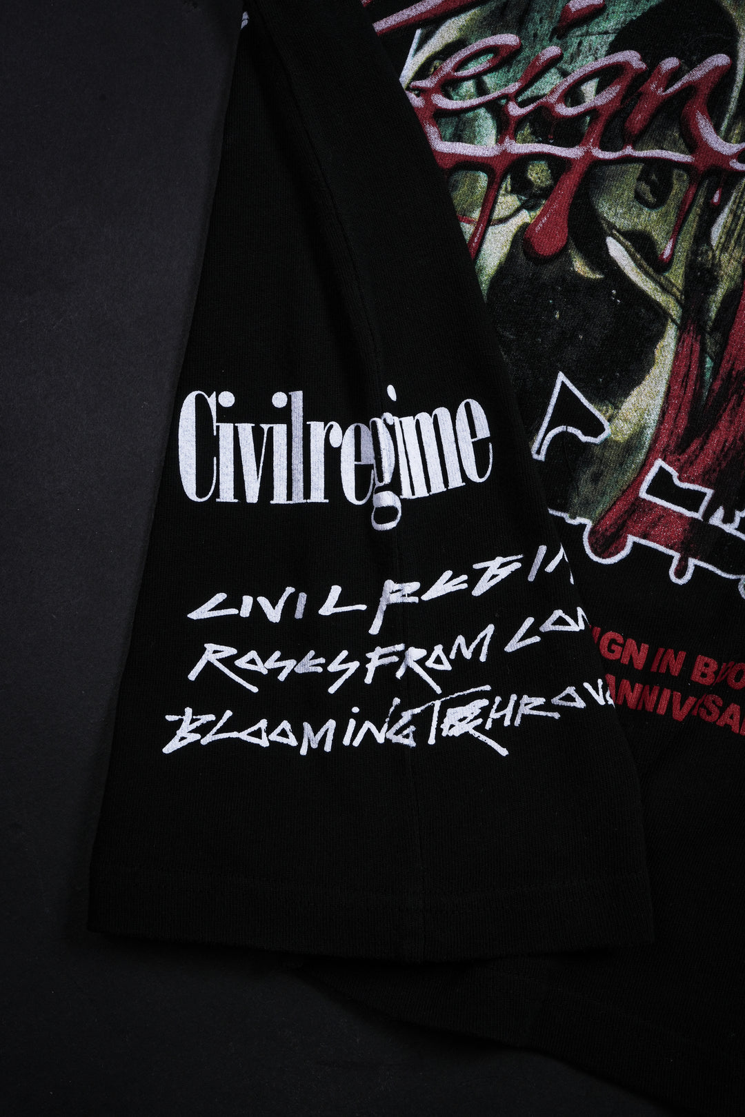 Civil x Slayer Blood Reign American Classic Oversized Tee in Black