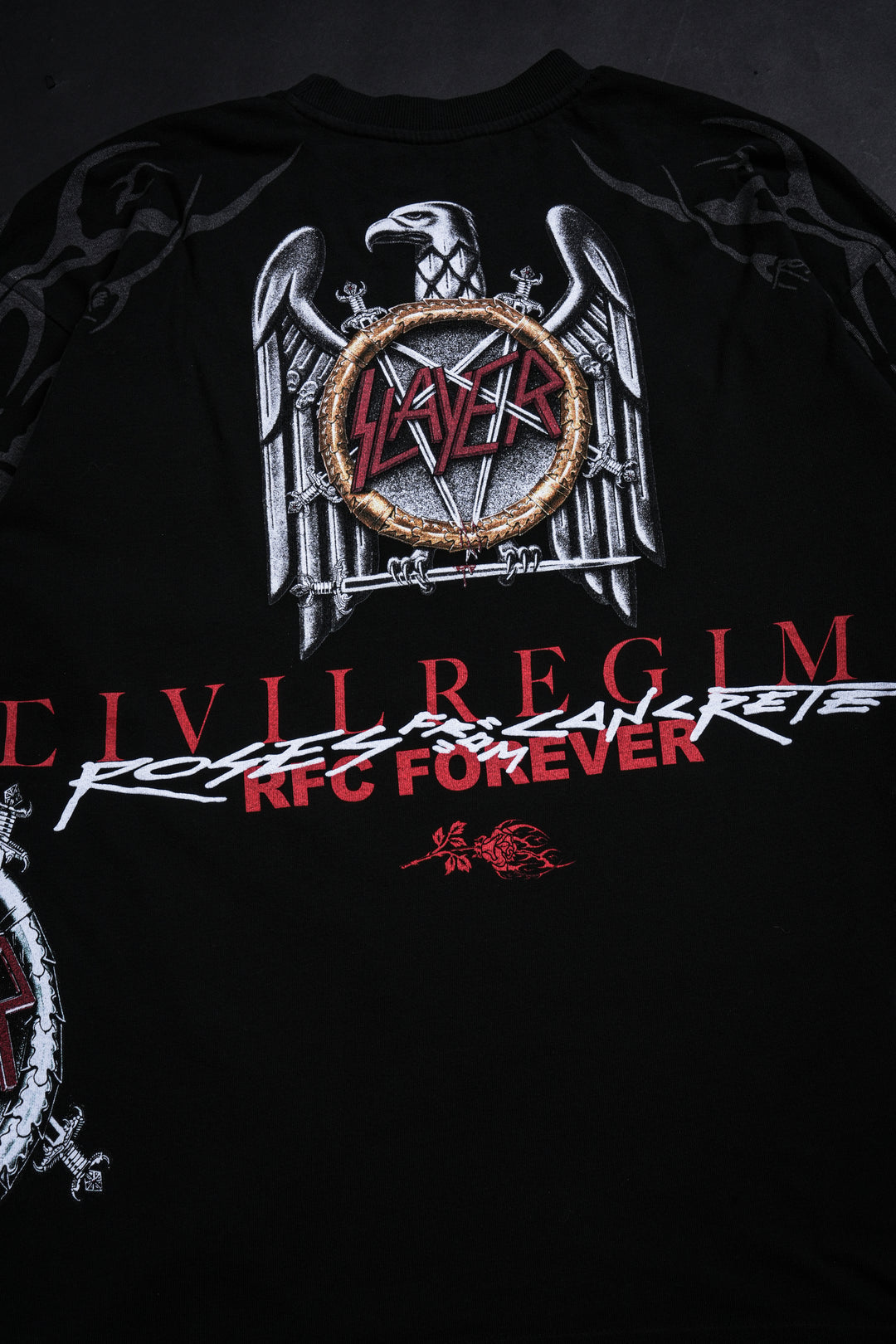 Civil x Slayer Blood Reign American Classic Oversized Tee in Black