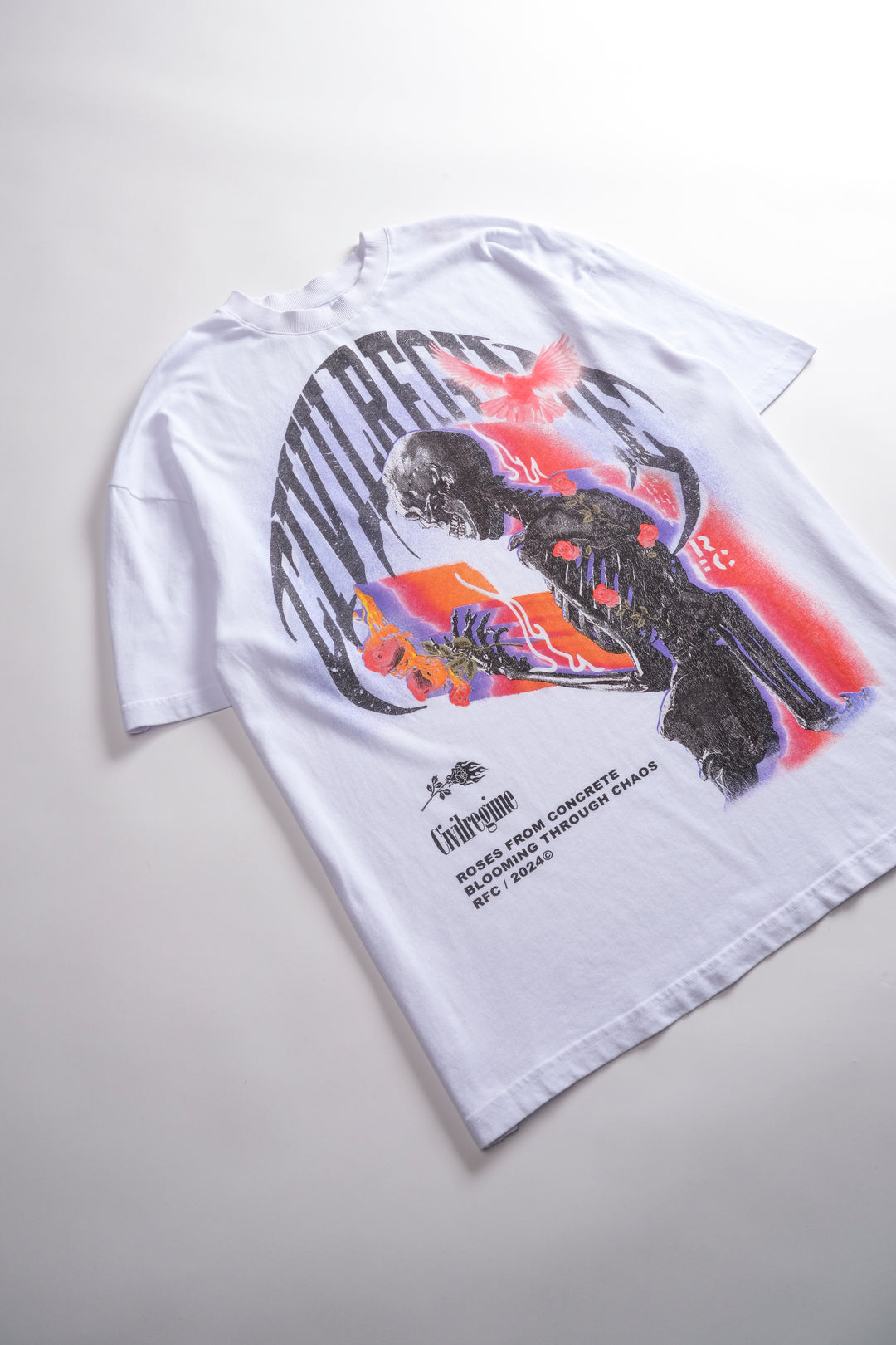 Ultra Bloom Reap American Classic Oversized Tee in White