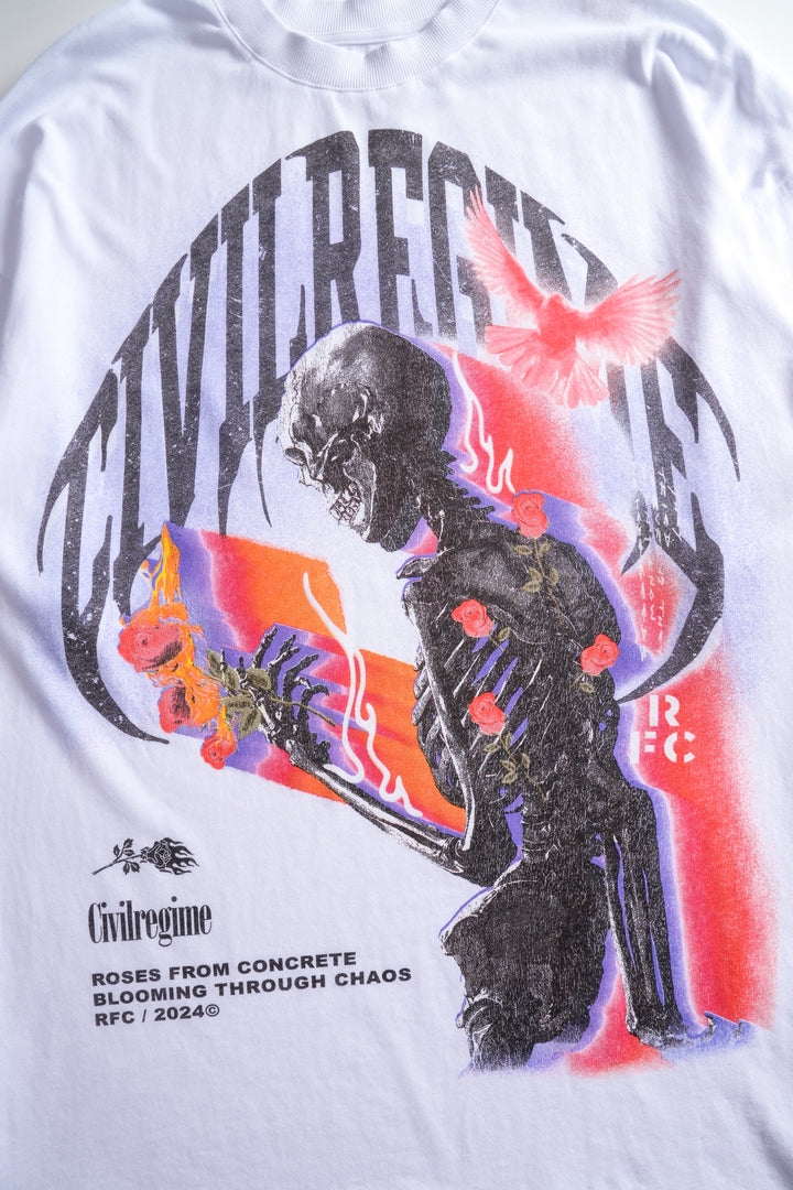 Ultra Bloom Reap American Classic Oversized Tee in White