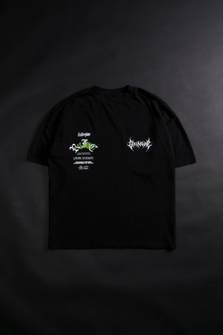 Skull RFC 199X Oversized Tee in Black