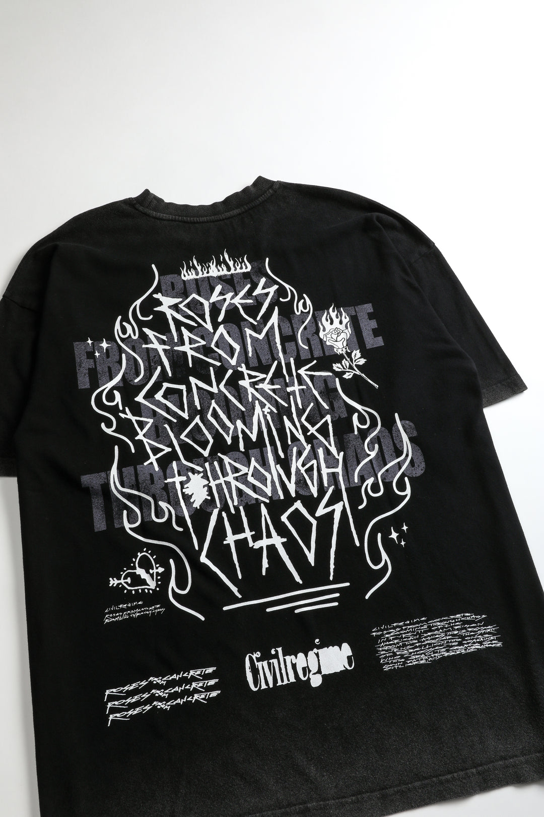 Even From A Dark Place American Classic Oversized Tee in Vintage Black