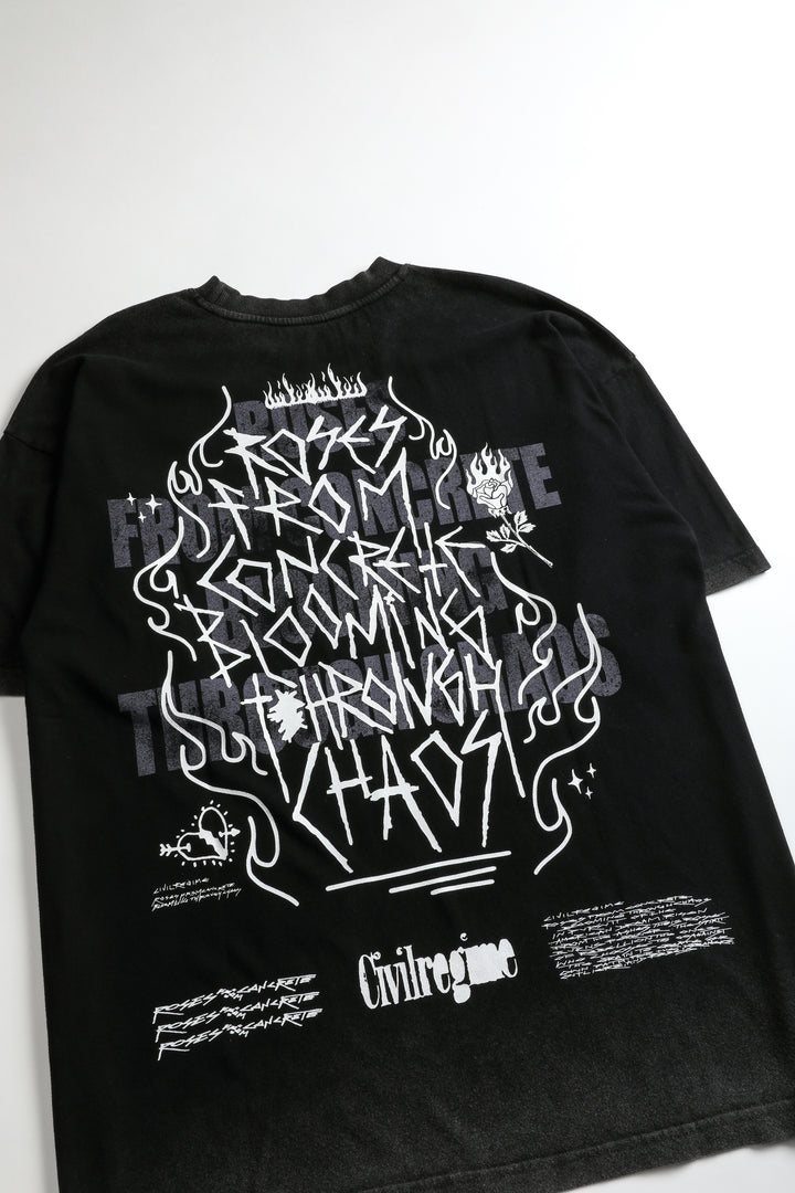 Even From A Dark Place American Classic Oversized Tee in Vintage Black