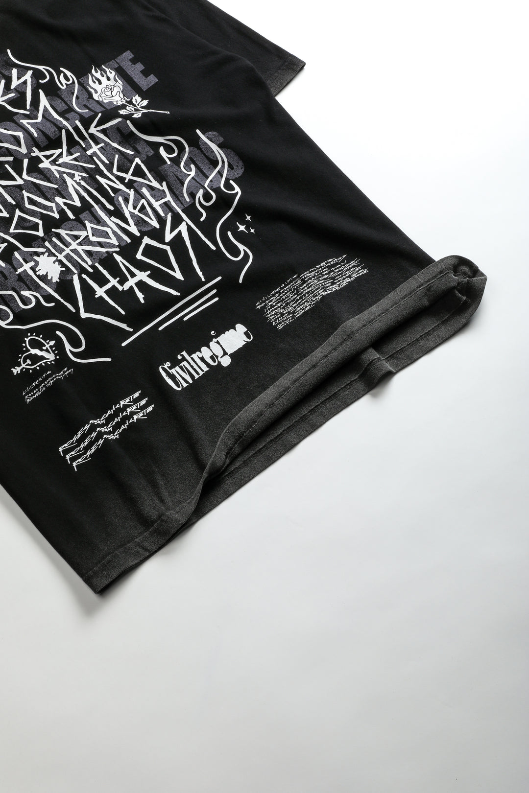 Even From A Dark Place American Classic Oversized Tee in Vintage Black