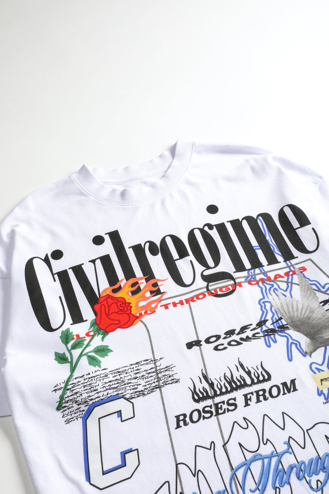 Civil Core American Classic Oversized Tee in White