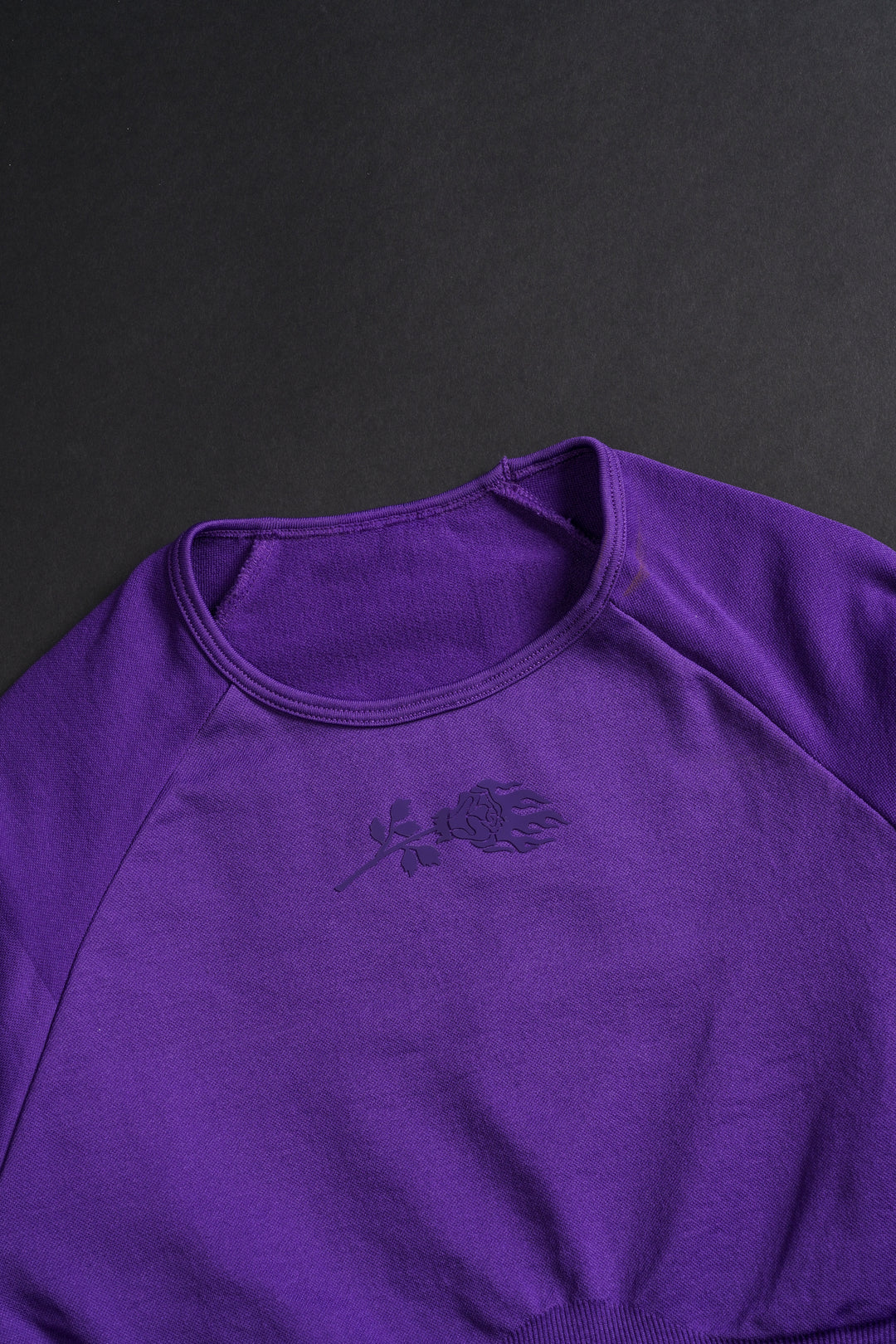 Concrete Kelly Seamless L/S Top in Deep Dark Purple