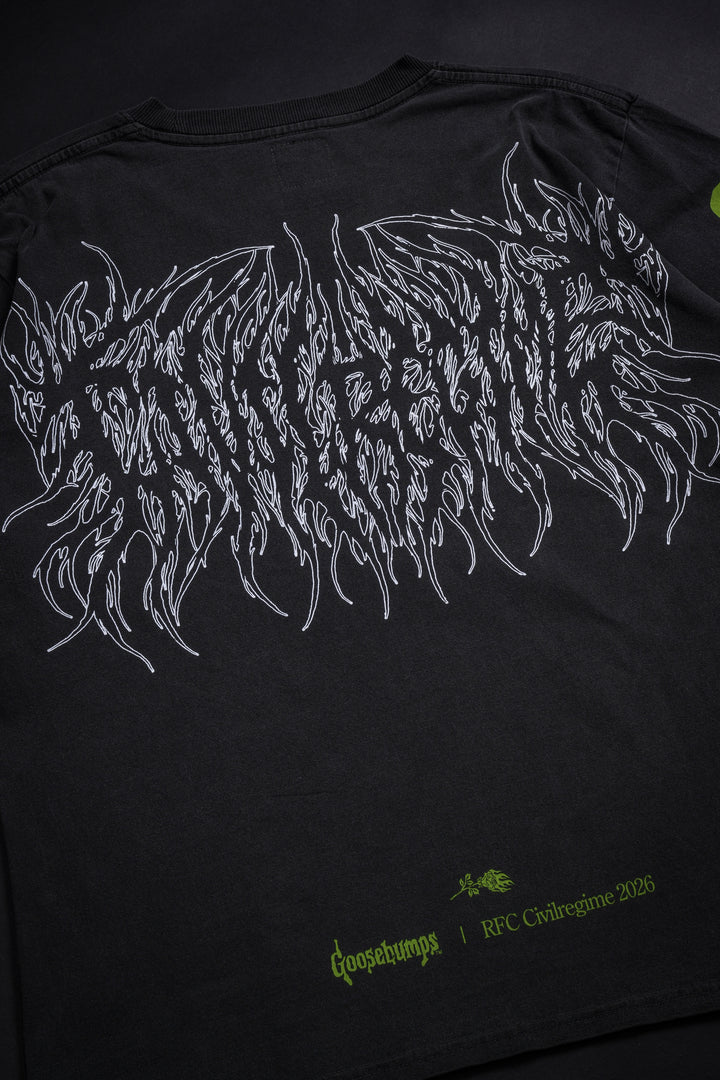 Nightmare Roses L/S Tee in Vintage Ashes