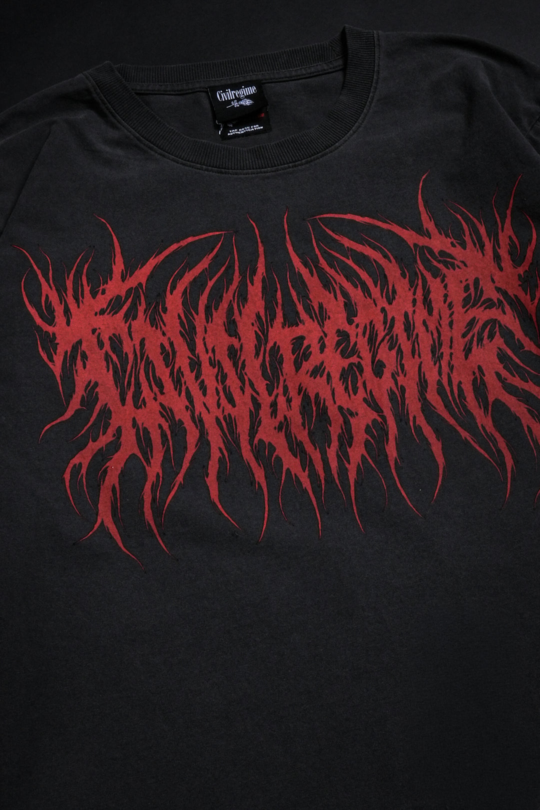The Abyss Midnight L/S Tee in Vintage Ashes