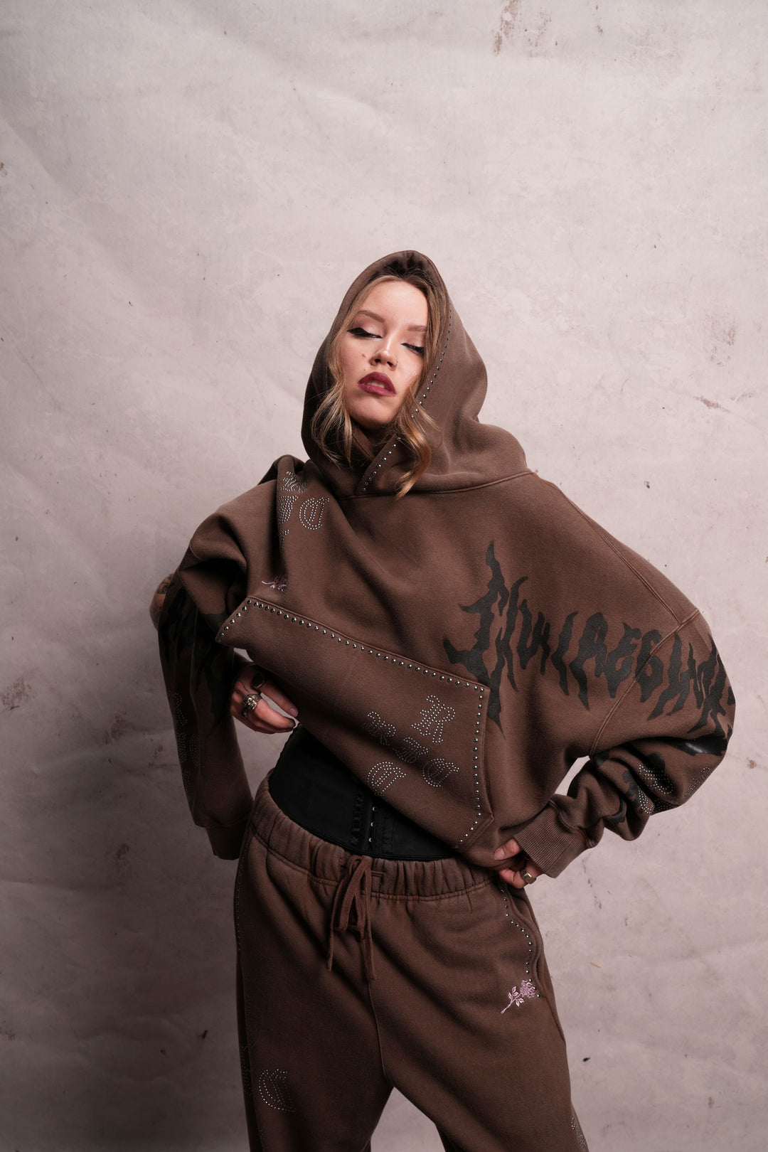 Eternal Chaos Odin Hoodie in Sun Faded Brown