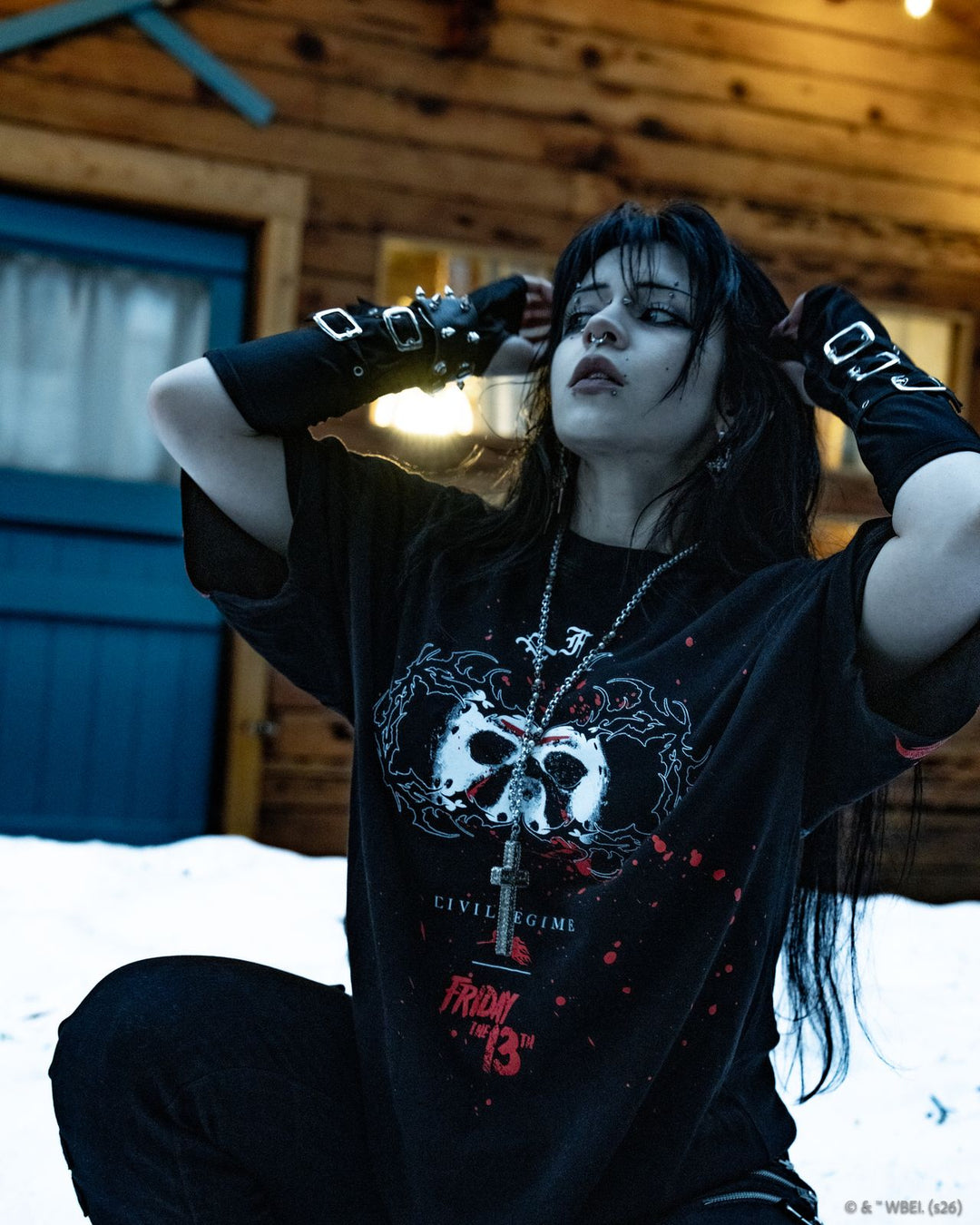 Jason Sees American Classic Oversized Tee in Black