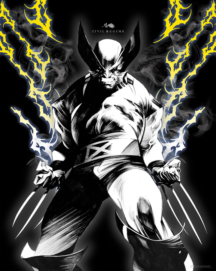 Claws Of Rage American Classic Oversized Tee in Black