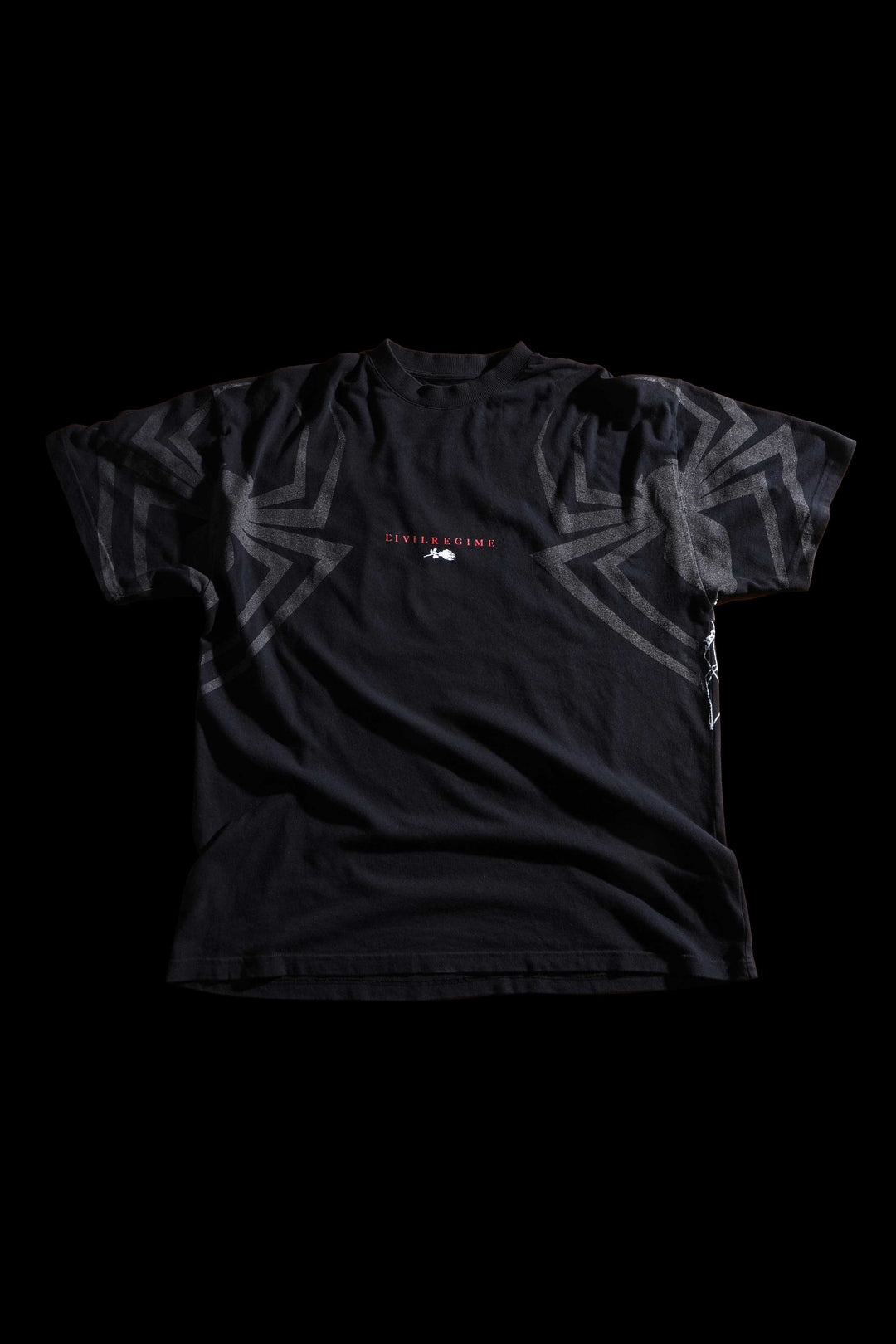 Spider Sense American Classic Oversized Tee in Black