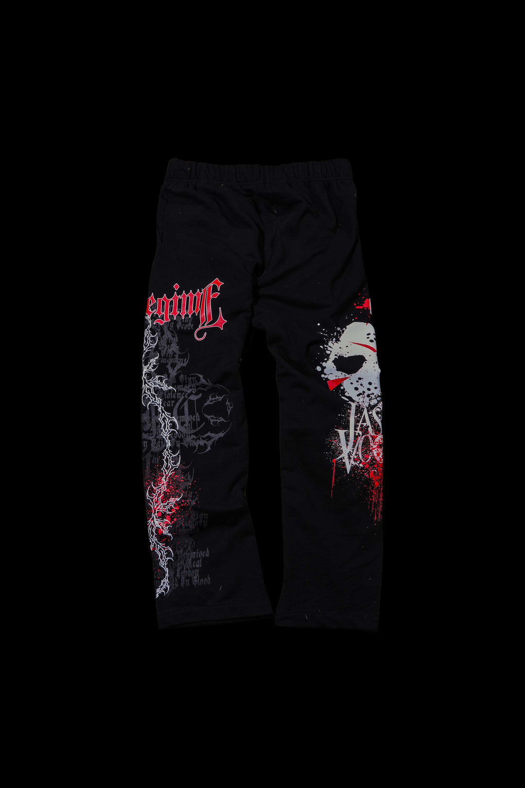 Eyes On The Scene Eternal Wide Leg Fleece Pants in Black