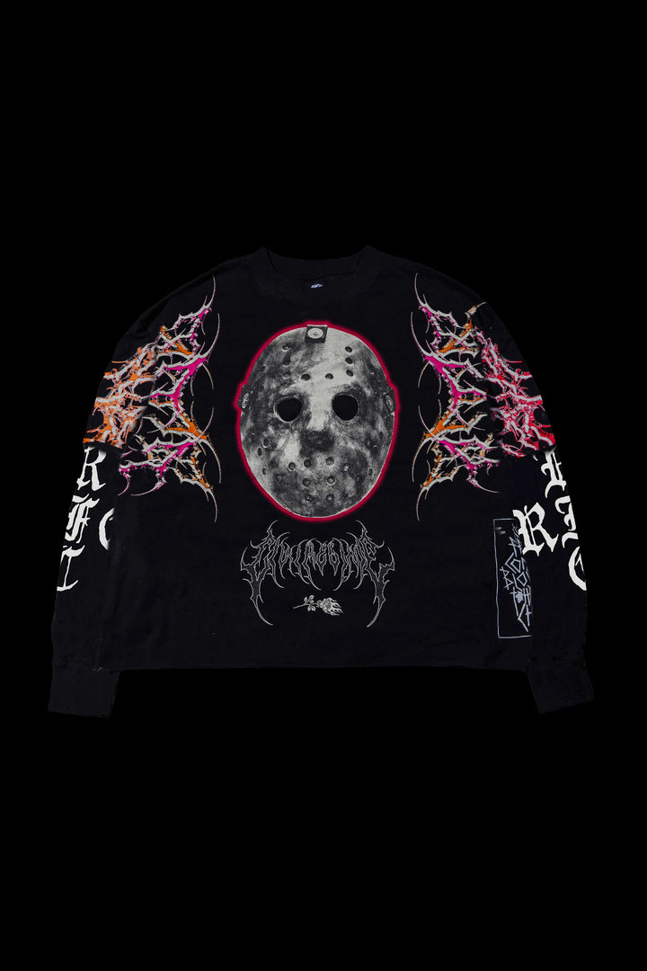 Crystal Lake County Layered Twofer in Black