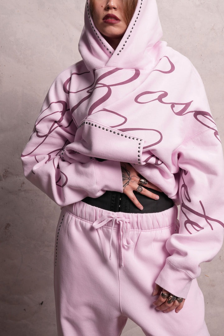 Wickedly Sweet Odin Hoodie in Sun Faded Baby Pink