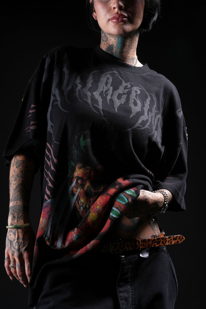 Zombie Wolverine American Classic Oversized Tee in Black