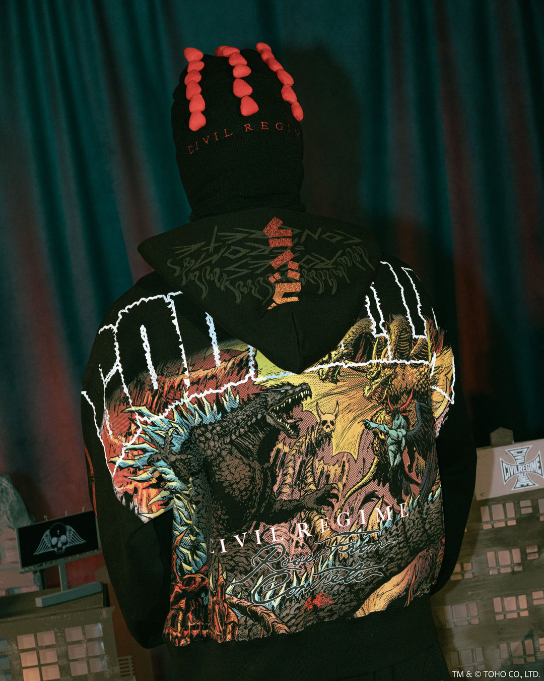 Munchie Monster Balaclava in Black