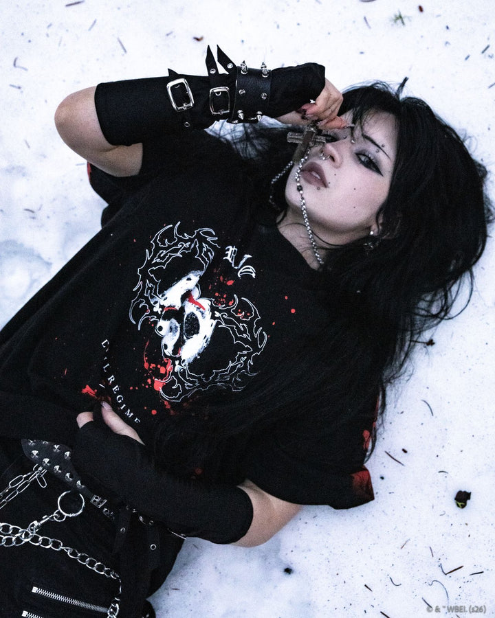 Jason Sees American Classic Oversized Tee in Black