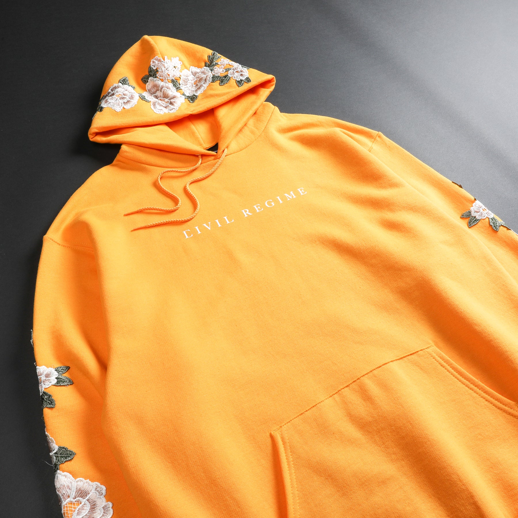 Blanco Roses Pullover in Pink Clouds Civil Regime Hoodie empd.gov.my